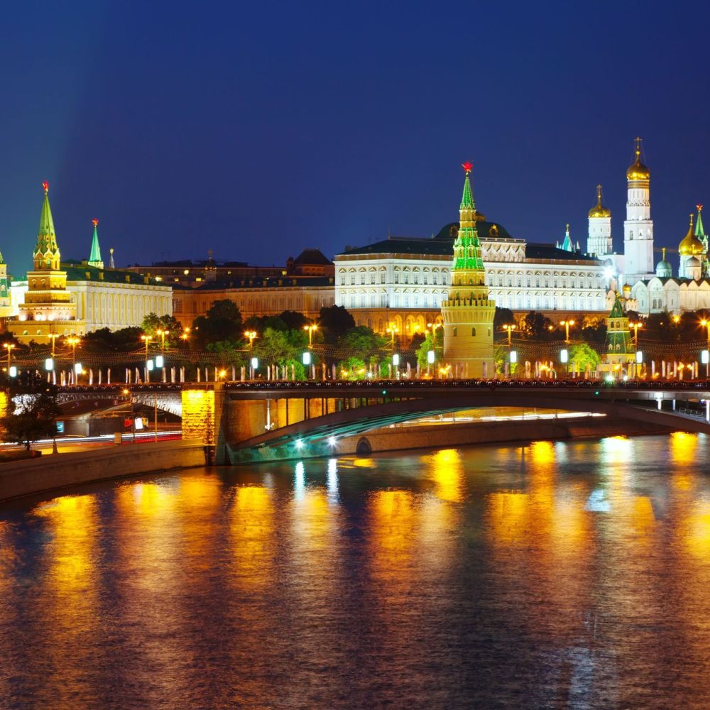 Moscow Kremlin in night